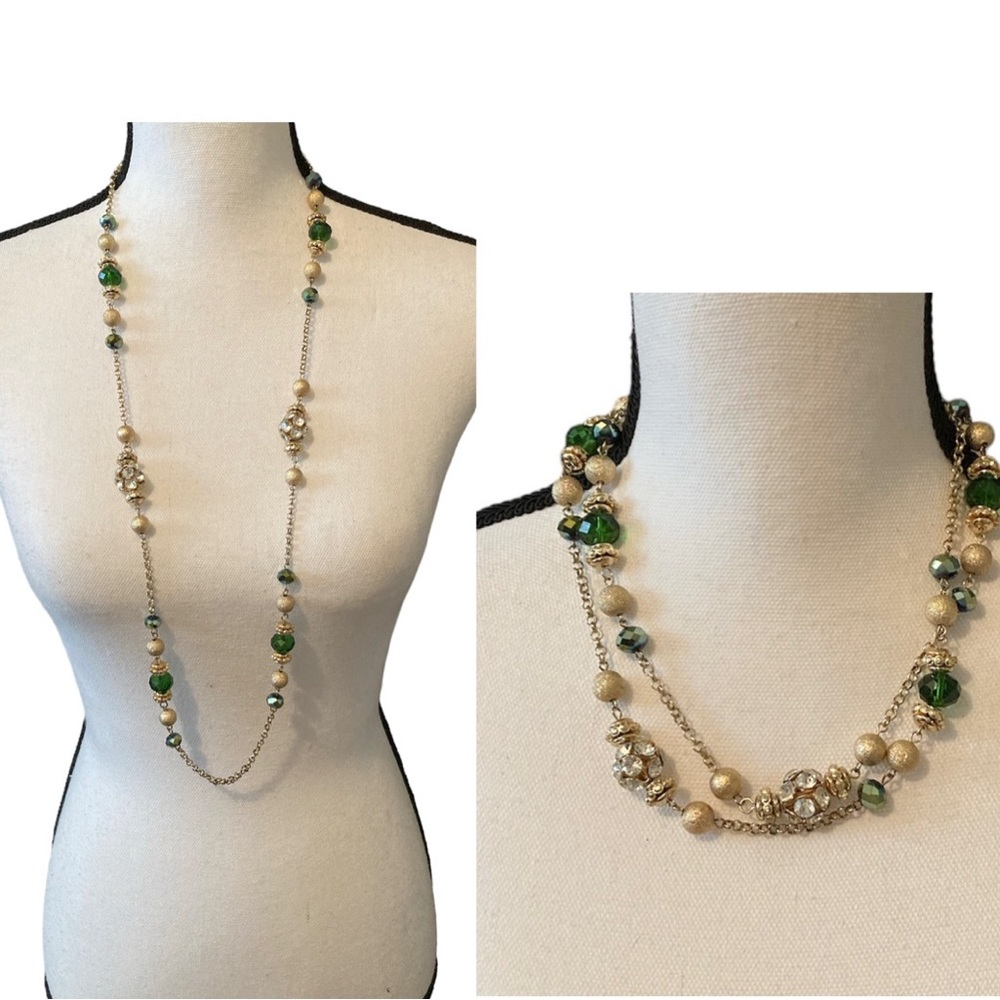 Long Statement Necklace - image 1